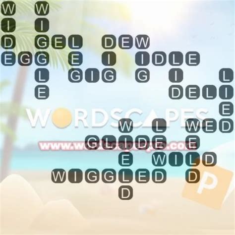 Wordscapes Level 5232 .